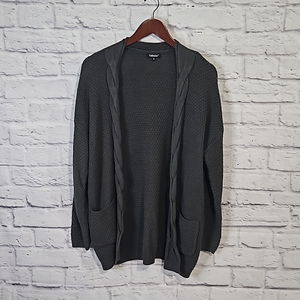 Traleubie open front knit cardigan